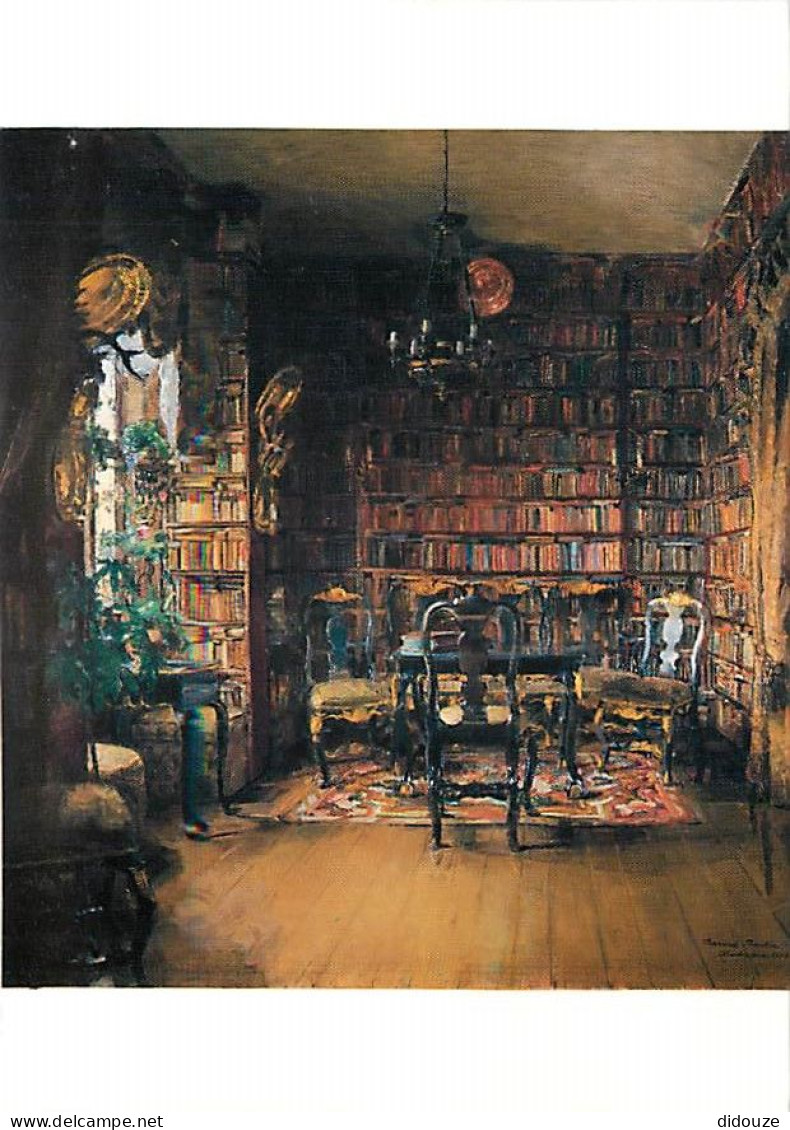 Art - Peinture - Harriet Backer - Thorvald Boeck.s Bibliotek. 1902 - CPM - Voir Scans Recto-Verso - Peintures & Tableaux