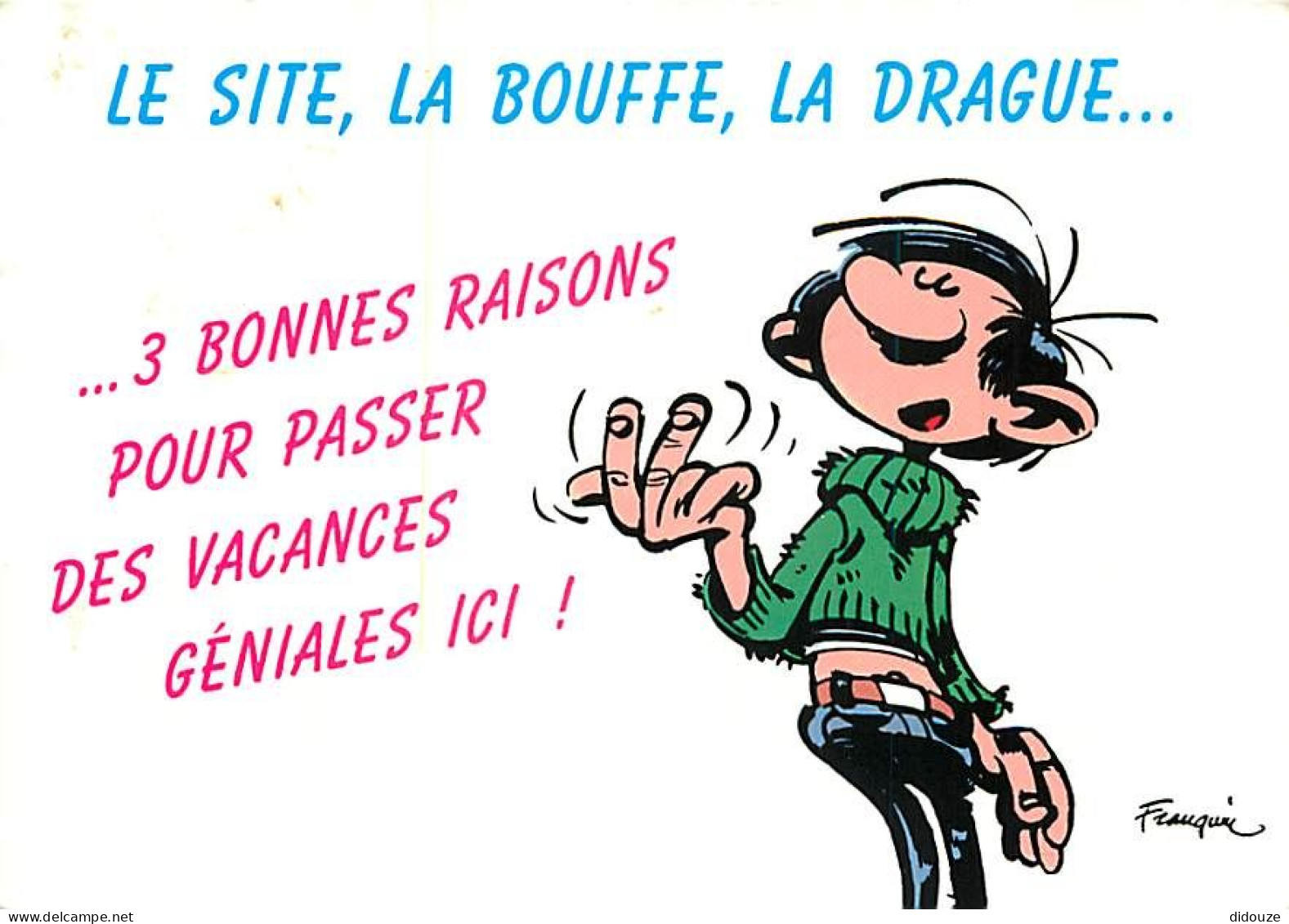 Bandes Dessinées - Gaston Lagaffe - Franquin - CPM - Voir Scans Recto-Verso - Comics