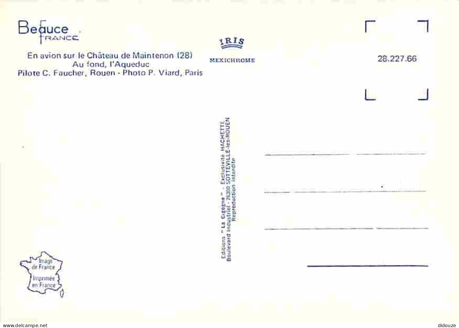 Chateaux - Château De Maintenon - Vue Aérienne - Eure Et Loir - Carte Neuve - CPM - Voir Scans Recto-Verso - Kastelen