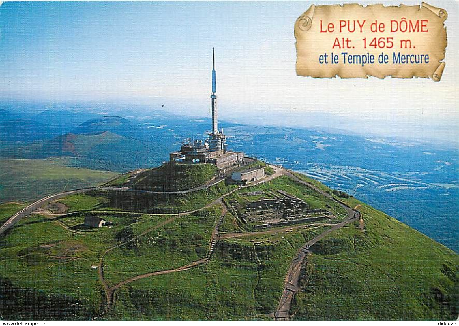 63 - Le Puy De Dome - Vue Aérienne - Le Premier Observatoire Au Monde Fût Construit Sur Ce Sommet - CPM - Carte Neuve -  - Autres & Non Classés