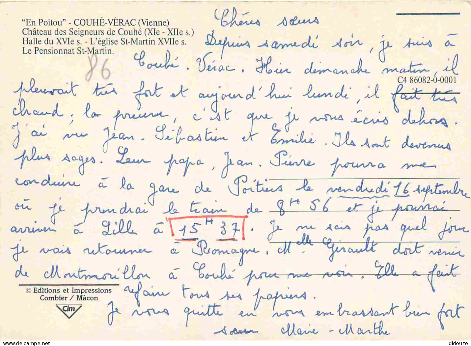 86 - Couhé-Vérac - Multivues - CPM - Voir Scans Recto-Verso - Couhe