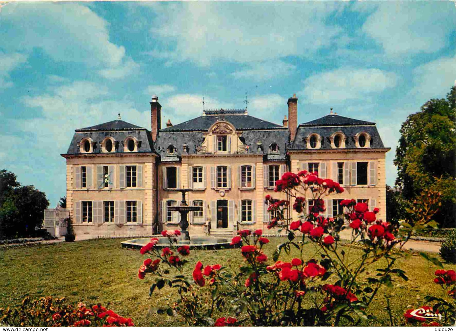 58 - Plagny - Colonie S.N.C.F. - Château Du Vernay - Fleurs - CPM - Voir Scans Recto-Verso - Altri & Non Classificati