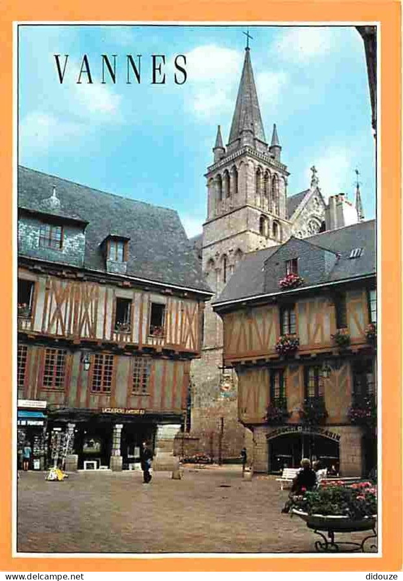 56 - Vannes - La Place Henri IV Et La Cathédrale - CPM - Voir Scans Recto-Verso - Vannes