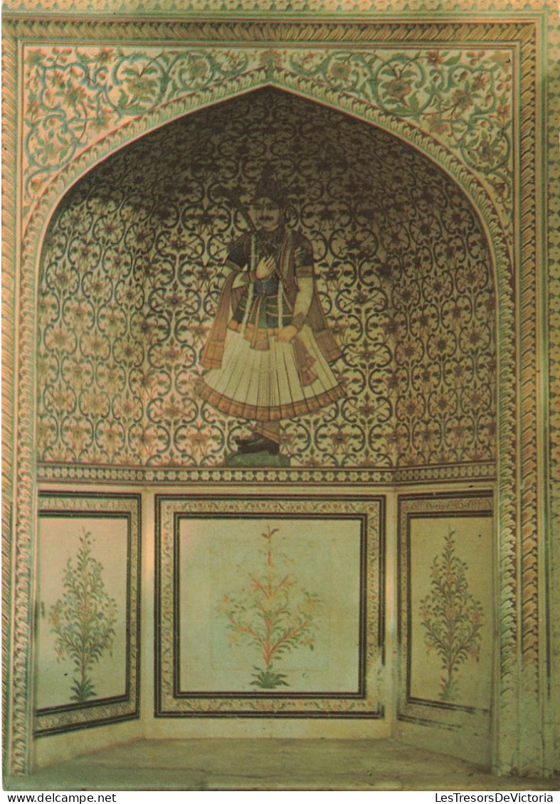 INDE - Wall Painting On Gate - Leading To City Palace - Jaipur - Vue De L'intérieure - Carte Postale - Inde