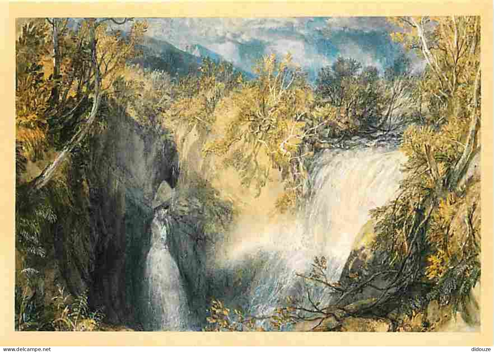 Art - Peinture - Joseph Mallord William Turner - Weathercote Cave Near Ingleton - The British Museum - Carte Neuve - CPM - Malerei & Gemälde