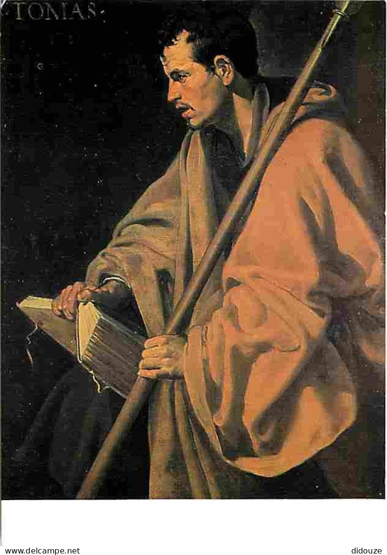 Art - Peinture Religieuse - Diego Velasquez - L'Apotre Saint Thomas - CPM - Voir Scans Recto-Verso - Quadri, Vetrate E Statue