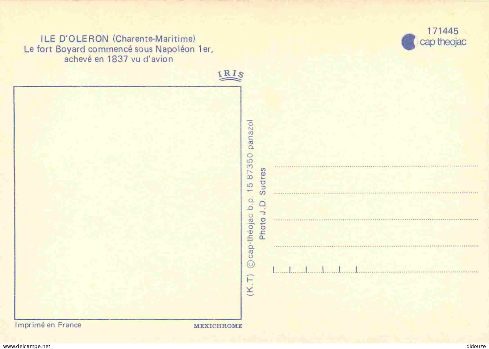 17 - Fort Boyard - Vue Aérienne - CPM - Carte Neuve - Voir Scans Recto-Verso - Otros & Sin Clasificación