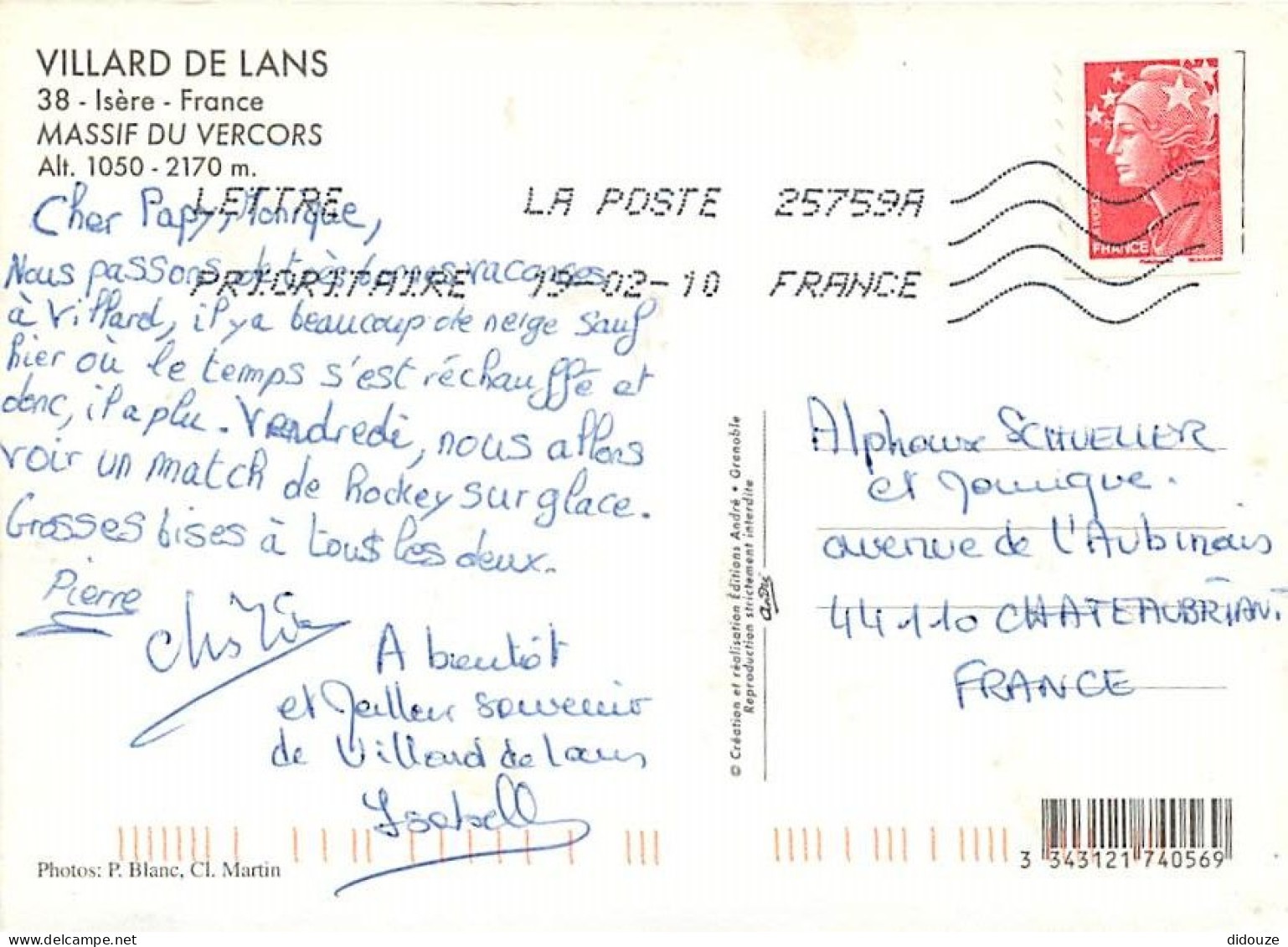 38 - Villard De Lans - Multivues - Hiver - Neige - CPM - Voir Scans Recto-Verso - Villard-de-Lans