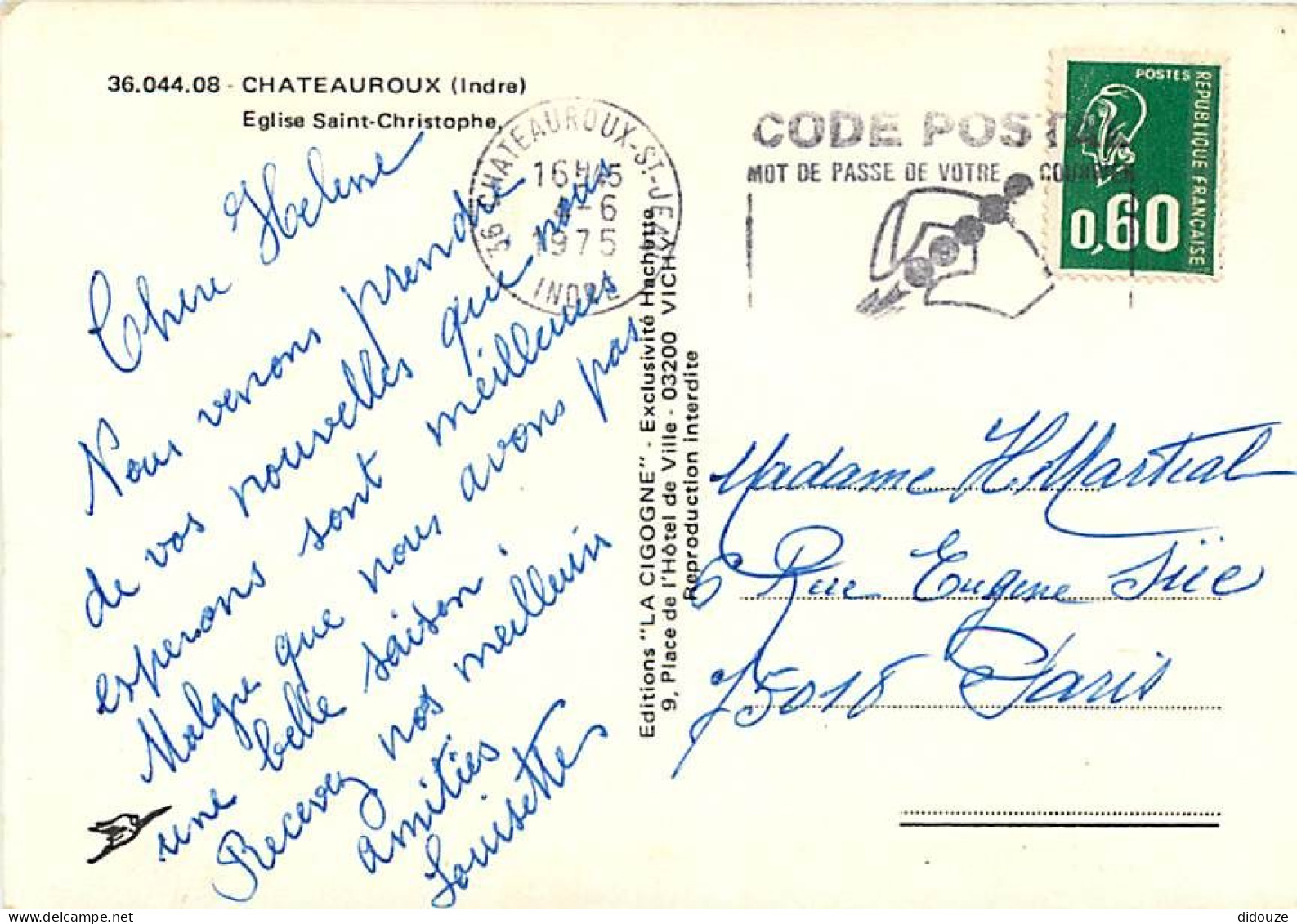 36 - Chateauroux - Eglise Saint-Christophe - CPM - Voir Scans Recto-Verso - Chateauroux