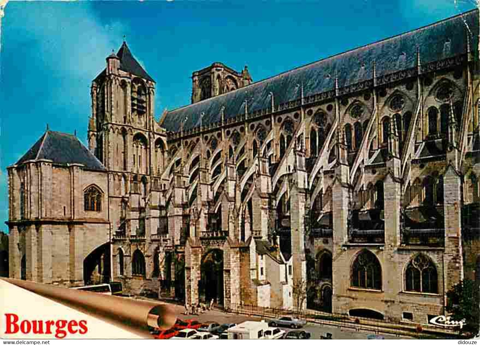 18 - Bourges - La Cathédrale Saint Etienne - Automobiles - CPM - Voir Scans Recto-Verso - Bourges