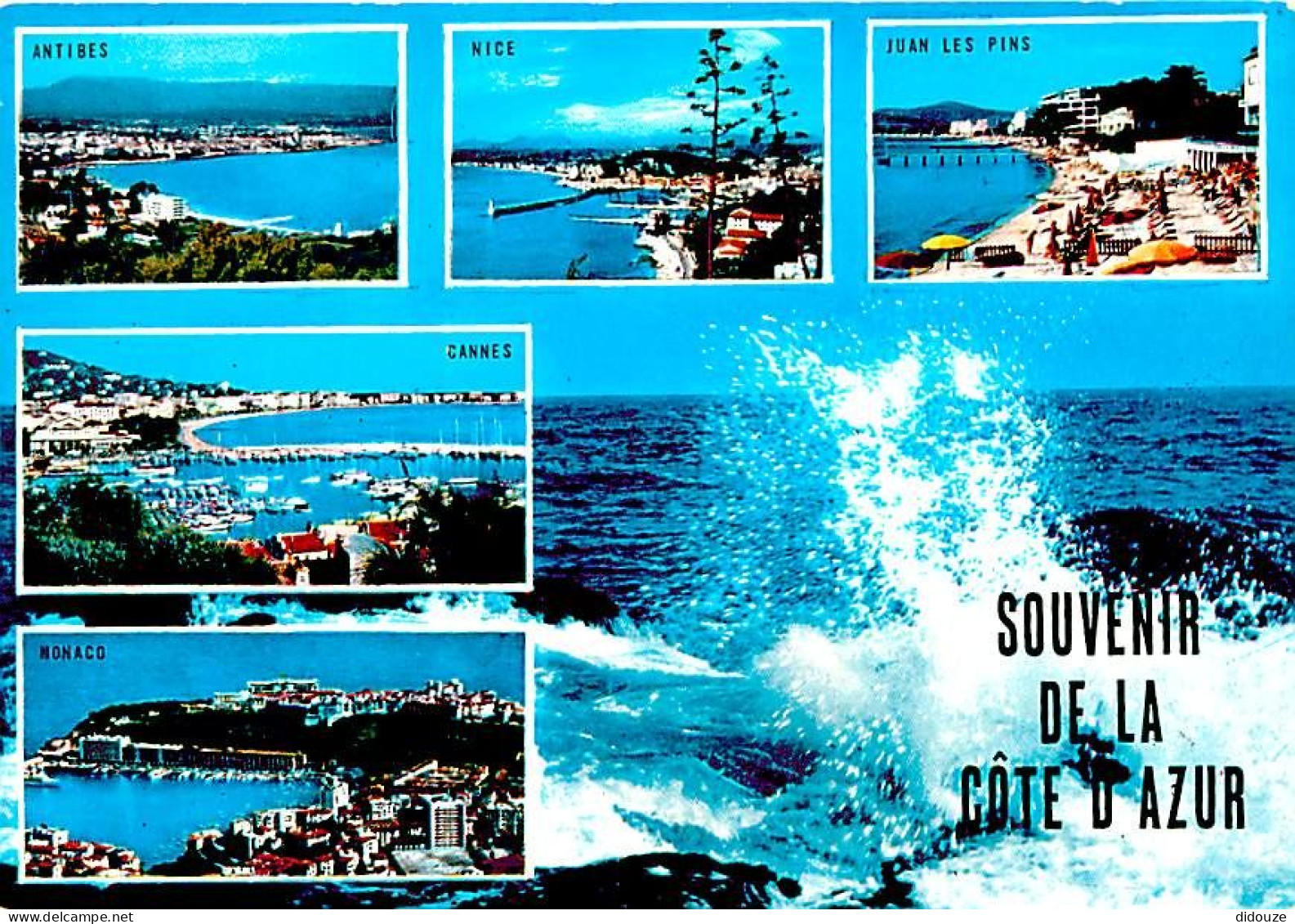 06 - Alpes Maritimes - La Cote D'Azur - Multivues - Effet De Vagues - CPM - Carte Neuve - Voir Scans Recto-Verso - Sonstige & Ohne Zuordnung