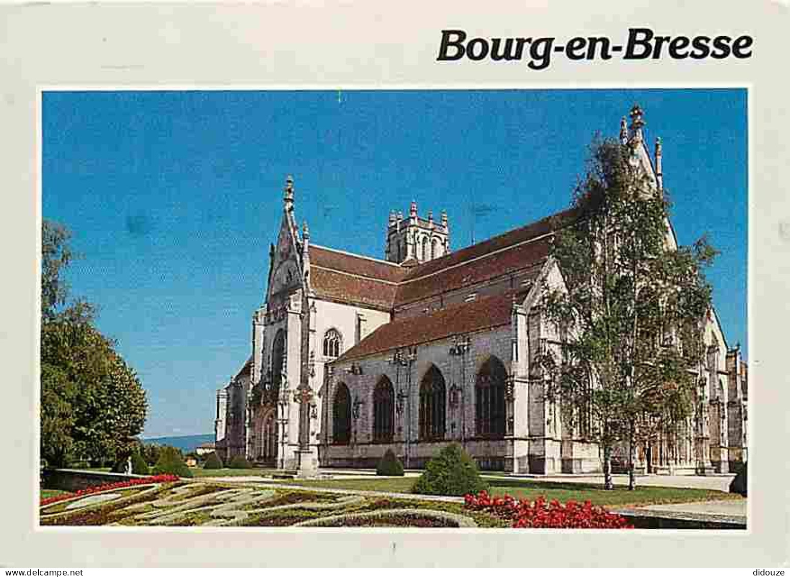 01 - Bourg En Bresse - Eglise De Brou - Flamme Postale - CPM - Voir Scans Recto-Verso  - Brou Church