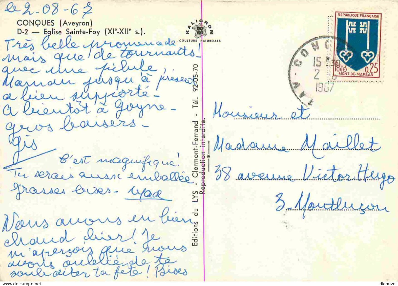 12 - Conques En Rouergue - Basilique Sainte-Foy - CPM - Voir Scans Recto-Verso - Autres & Non Classés