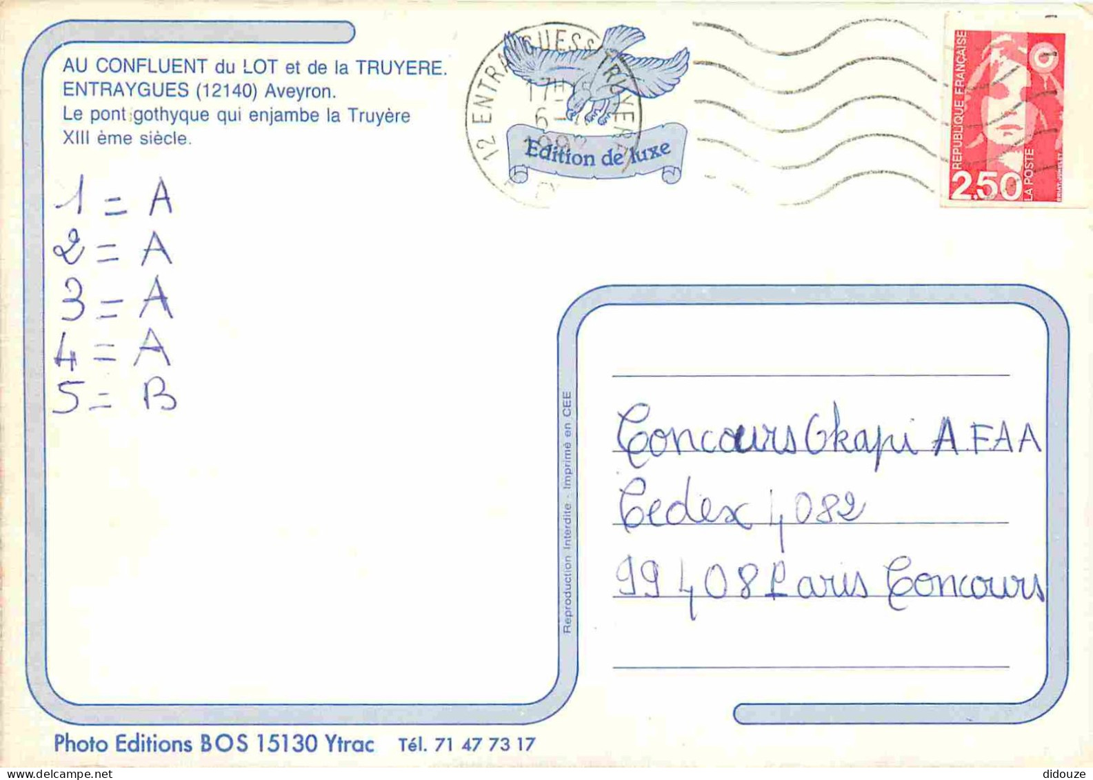 12 - Entraygues Sur Truyère - Pont Gothique Sur La Truyère - CPM - Voir Scans Recto-Verso - Autres & Non Classés