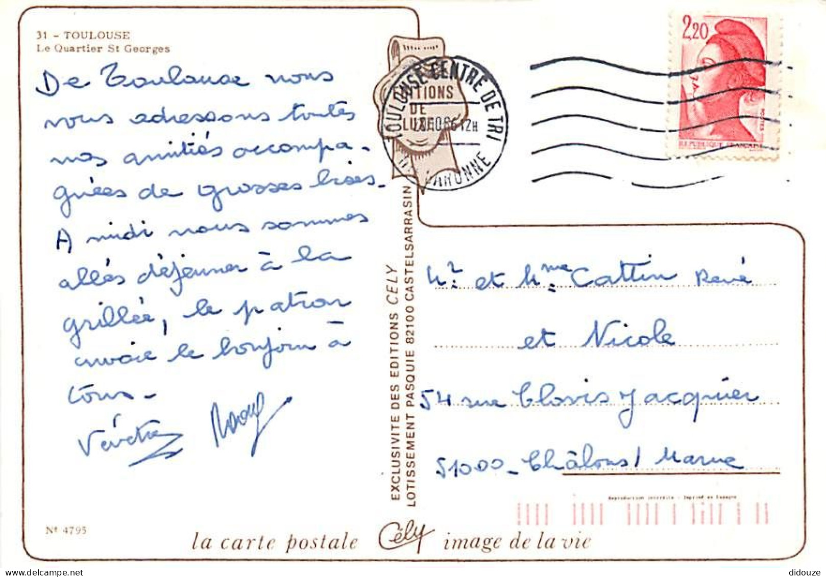 31 - Toulouse - CPM - Voir Scans Recto-Verso - Toulouse