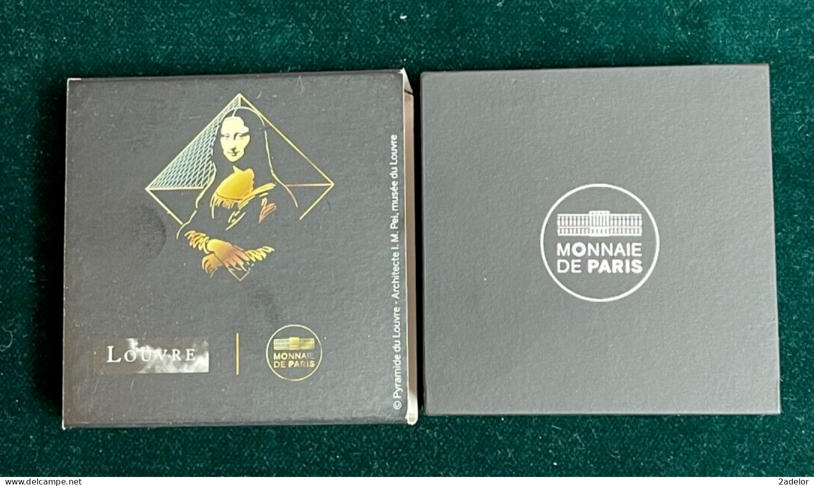 Beau Coffret Chefs D'œuvre Des Musées La Joconde, 20 Euros Argent BE 2019 - Francia