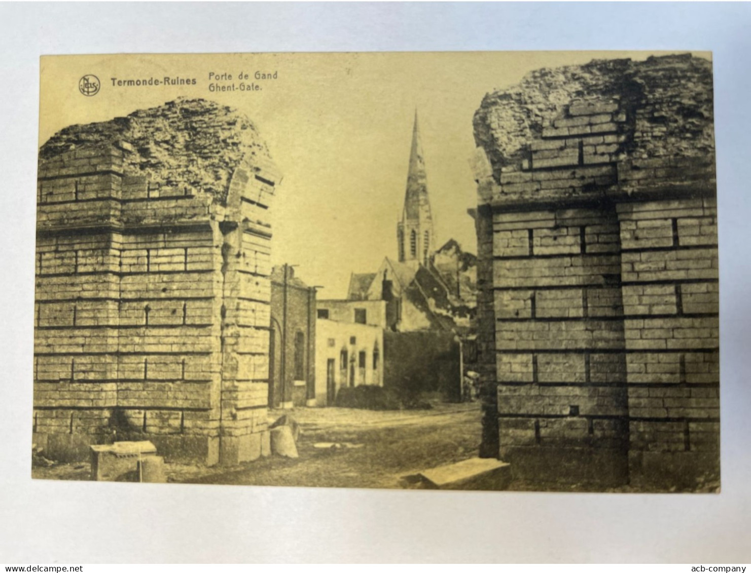 Termonde - Ruines . Porte De Gand . - Andere & Zonder Classificatie