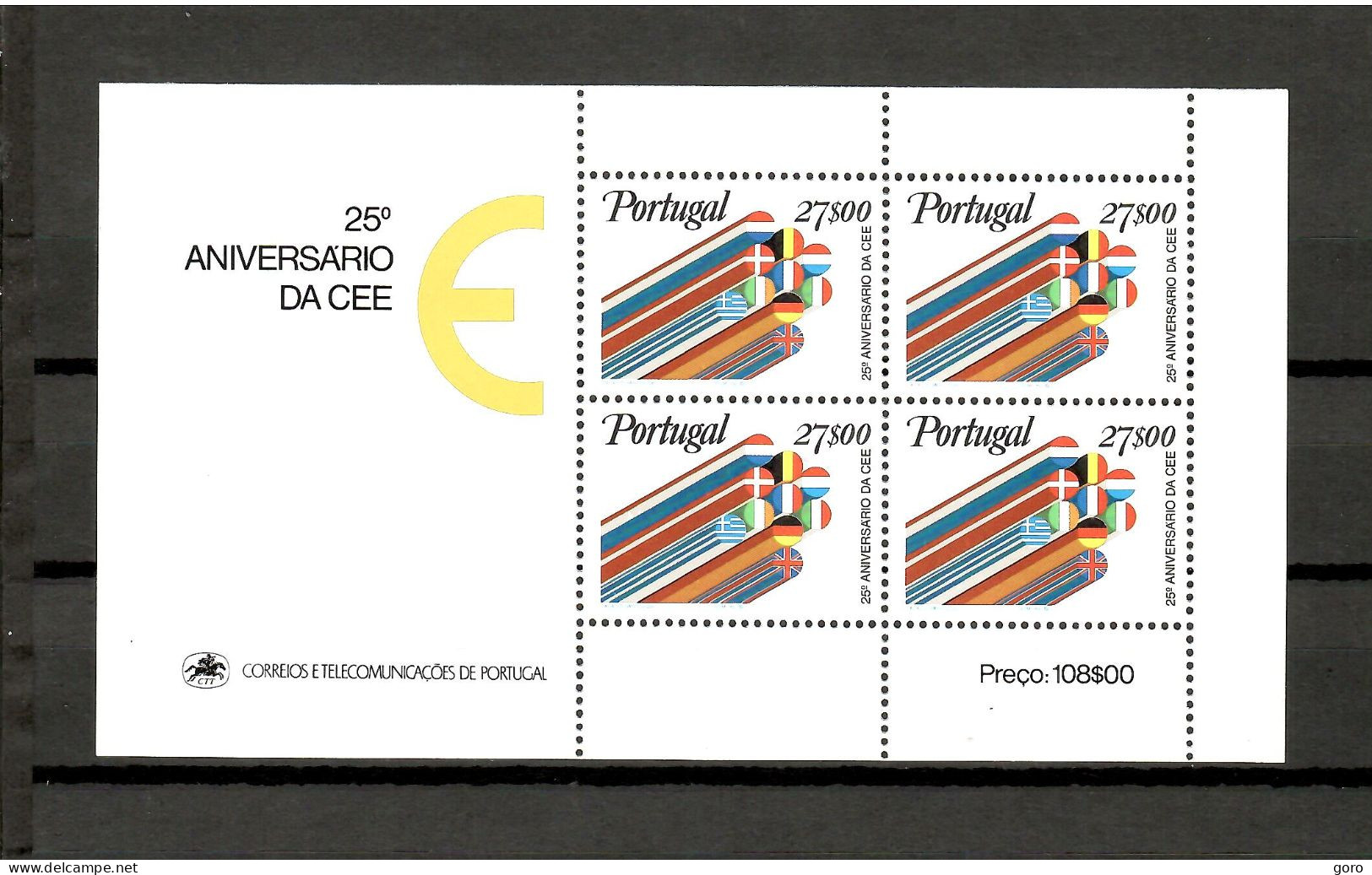 Portugal  1982  .-  Y&T  Nº   35  Block    ** - Blokken & Velletjes