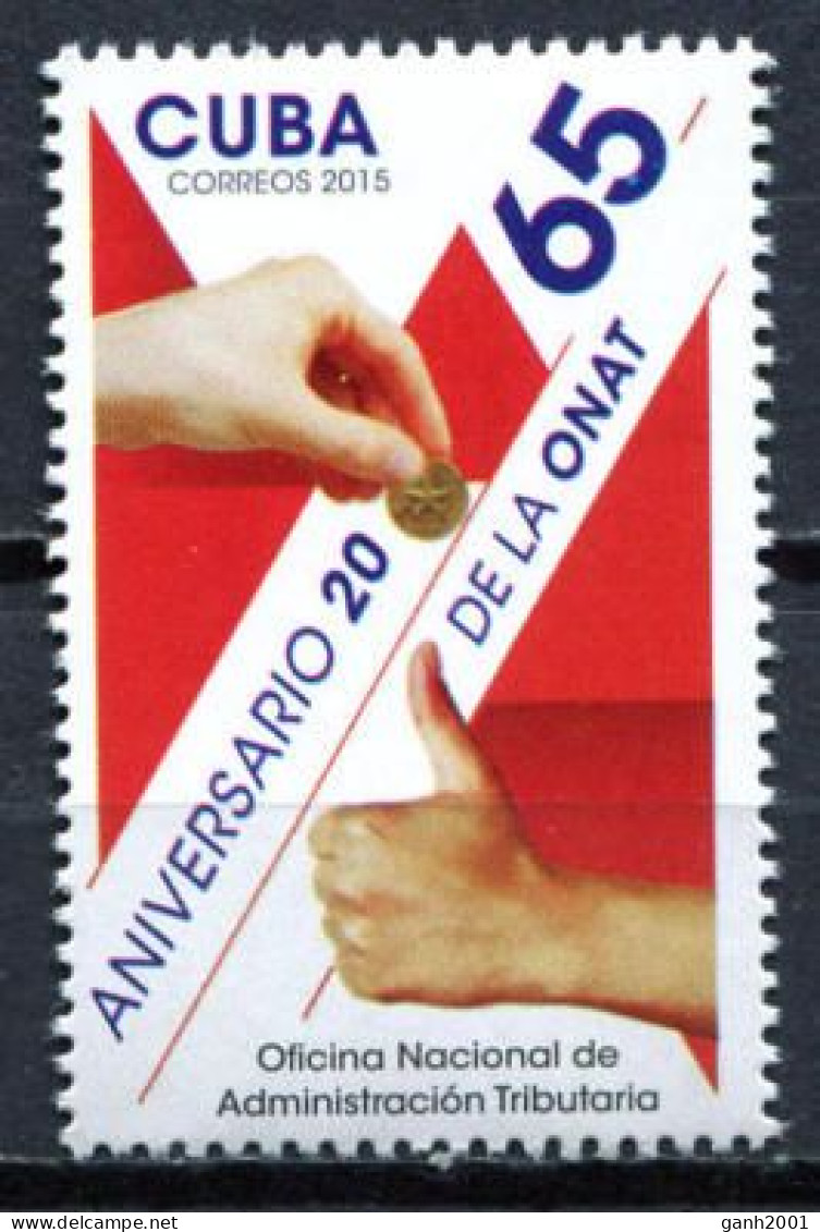 Cuba 2015 / 20 Years Taxes National Agency MNH 20 A&ntilde;os Oficina Nacional Tributos / Hj02  36-7 - Unused Stamps