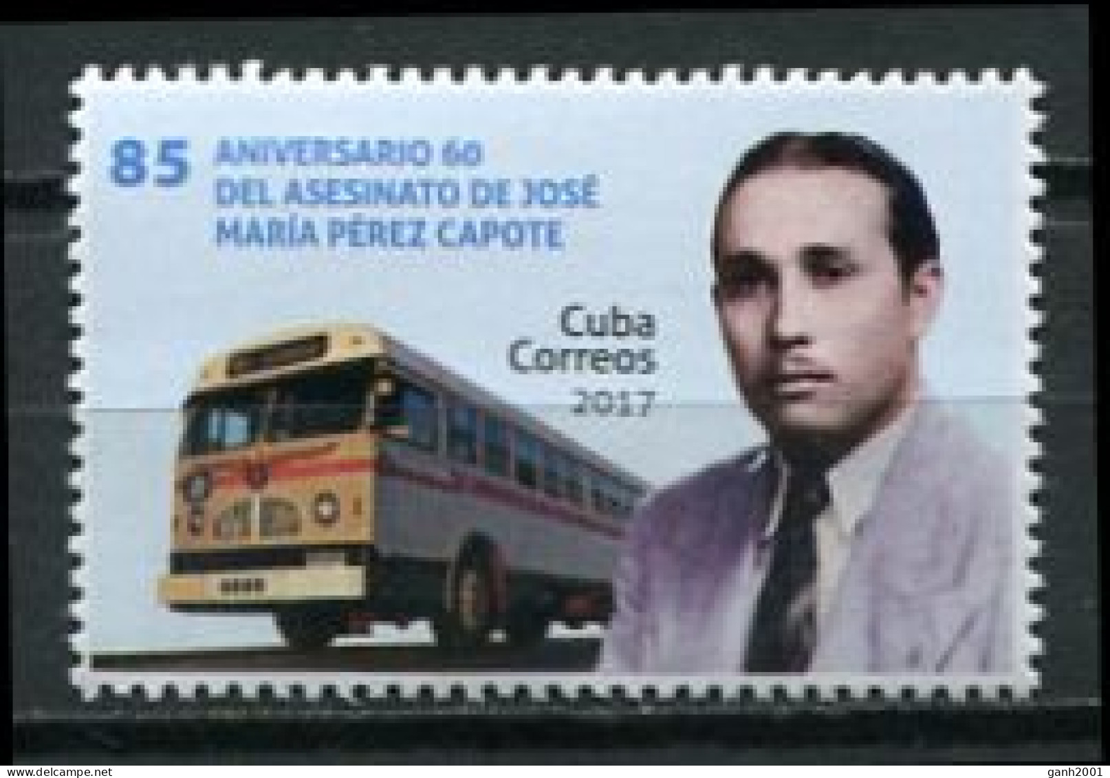 Cuba 2017 / Bus MNH Autobús Pérez Capote / Cu7104  36-8 - Otros & Sin Clasificación