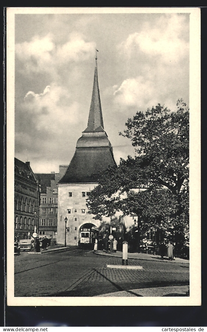 AK Rostock, Steintor Mit Historischen Gaststätten  - Rostock