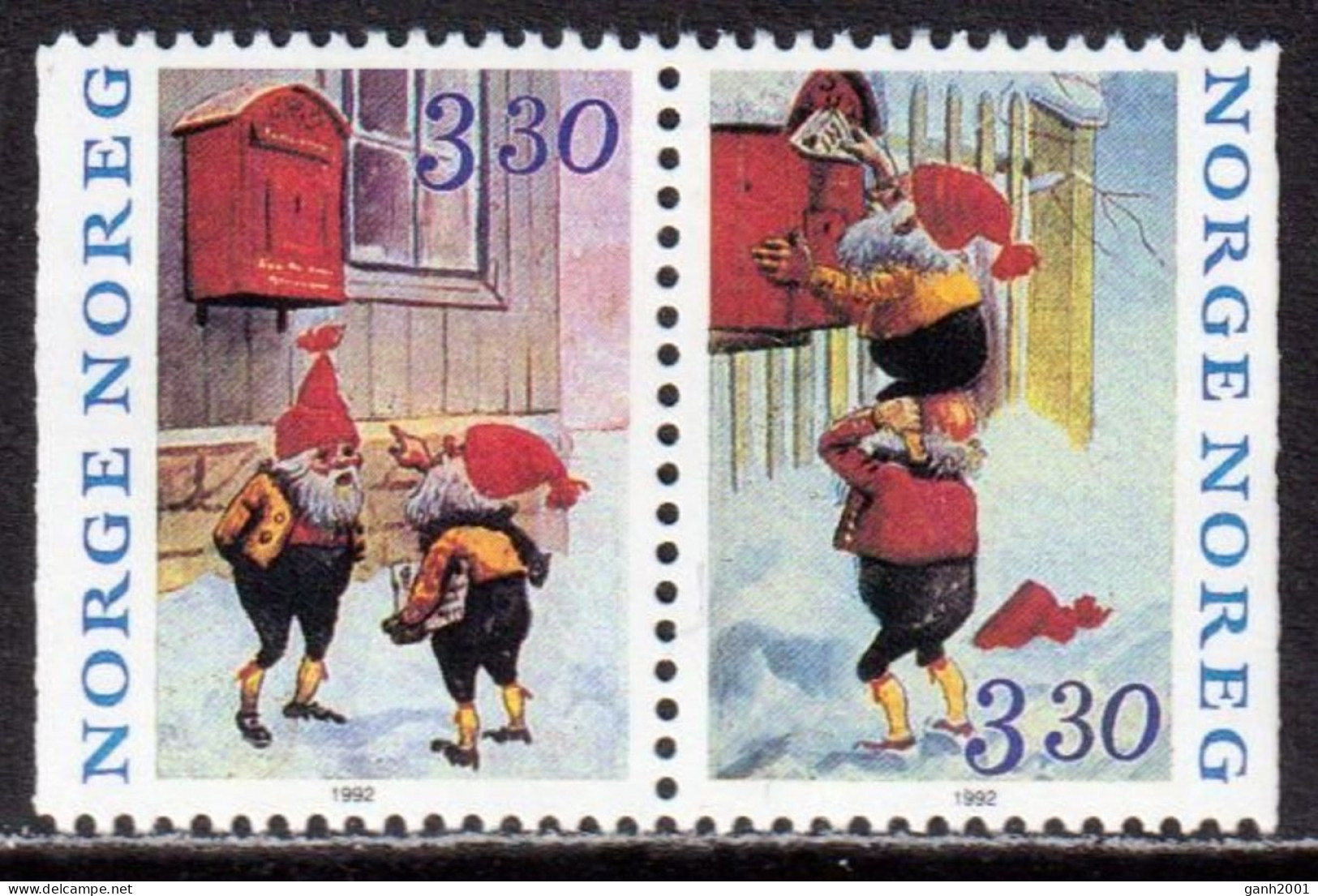 Norway 1992 Noruega / Christmas MNH Weihnachten Natal Nöel Navidad / If93  36-8 - Noël