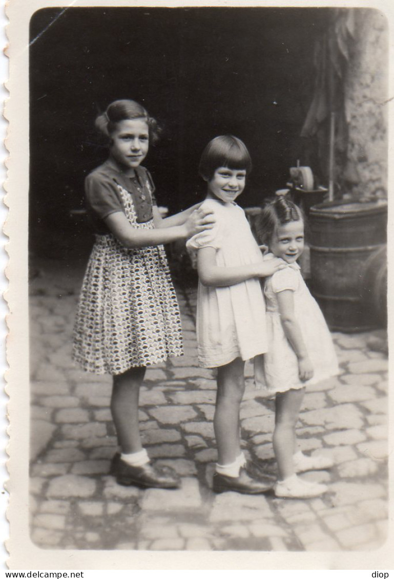 Photo Vintage Paris Snap Shop -enfant Child Mode Fashion - Personnes Anonymes