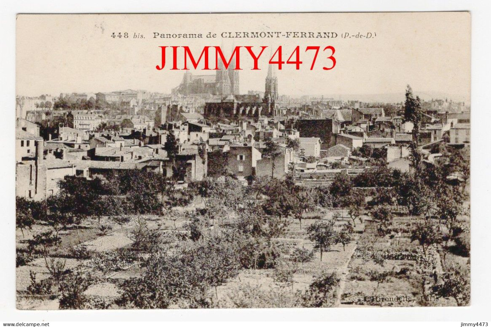 CPA - Panorama De CLERMONT-FERRAND - N° 448 Bis - Edit. L' Hirondelle Tulle - Clermont Ferrand