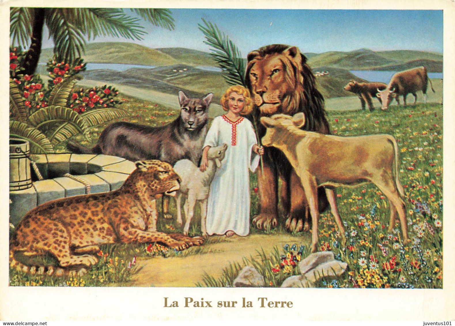CPSM Illustration-La Paix Sur La Terre     L2919 - Contemporánea (desde 1950)