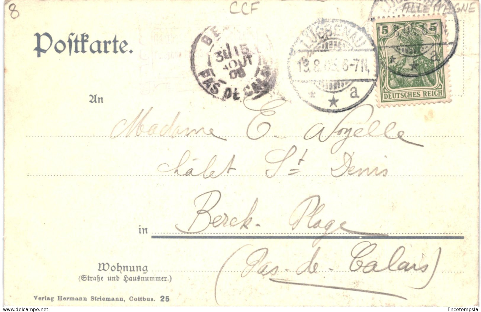 CPA Carte Postale  Germany  Spreewald  Viehtransport 1905VM80802ok - Burg (Spreewald)