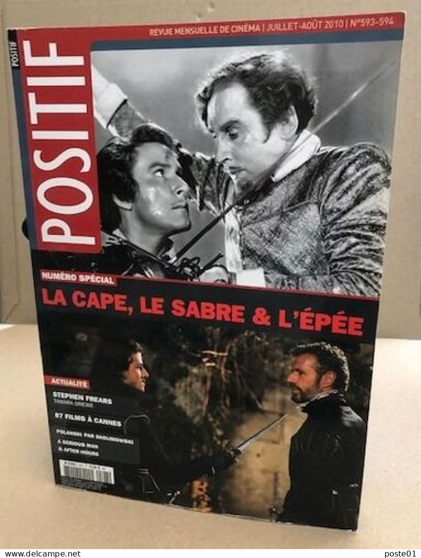 Revue Positif N° 593-594 / Numero Special : La Cape Le Sabre &l'épée - Cinéma/Télévision