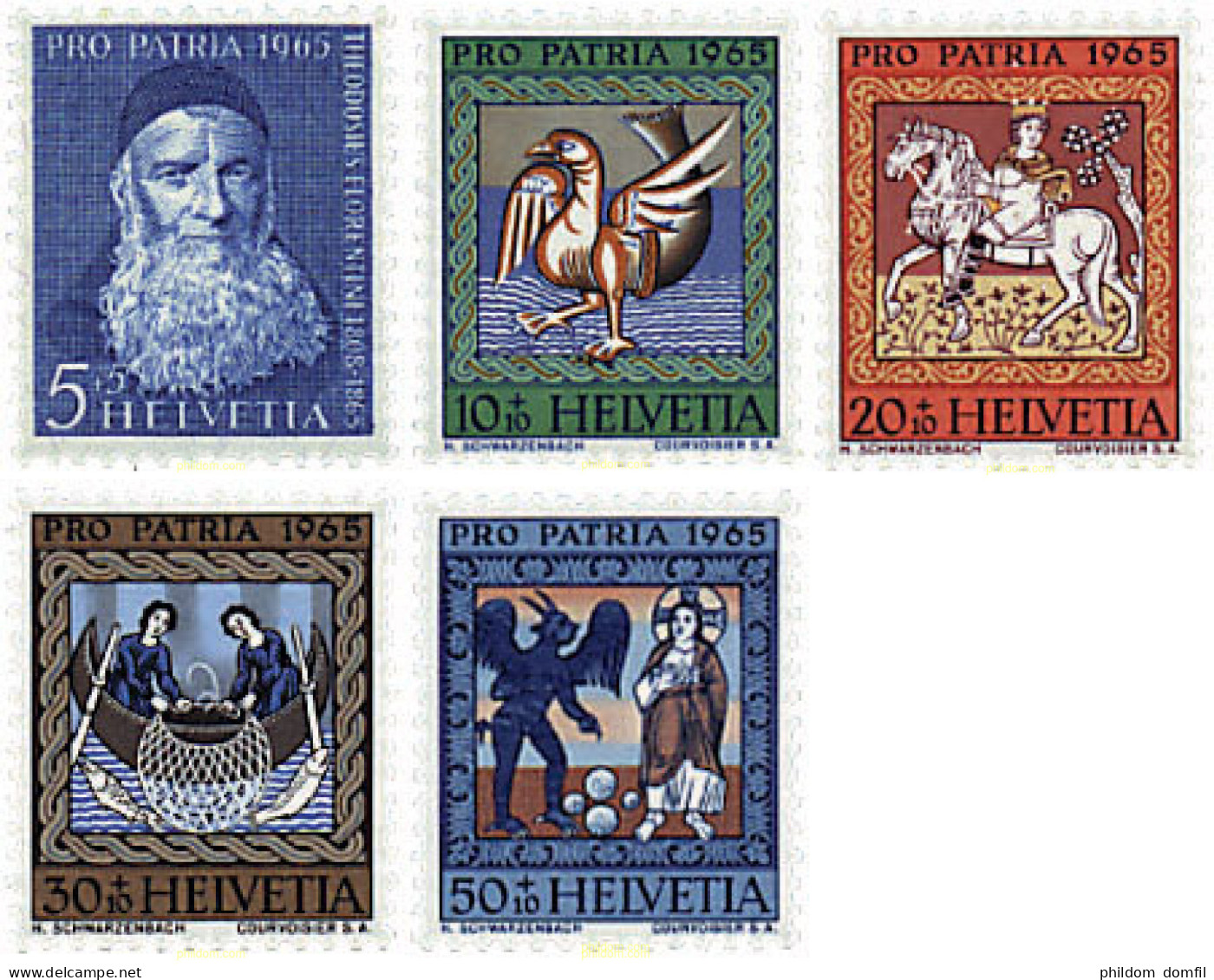 35926 MNH SUIZA 1965 PRO PATRIA - Unused Stamps