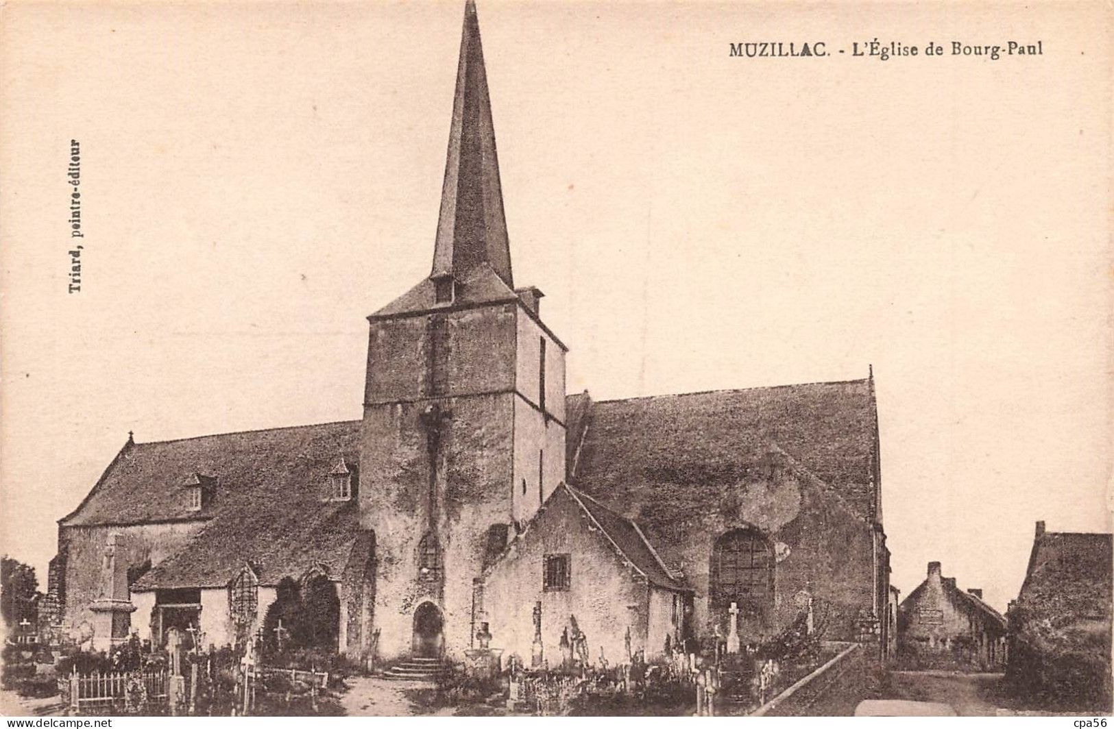 MUZILLAC - L'Église De BOURG PAUL Et Cimetière - VENTE DIRECTE X - Muzillac
