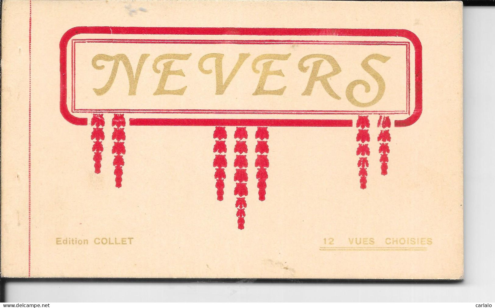 Carnet 12 Cpa 58 NEVERS - Nevers