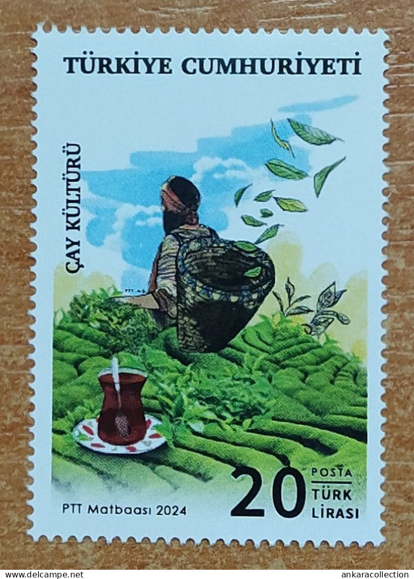 AC - TURKEY STAMP -  TEA CULTURE  MNH RIZE, 15 MAY 2024 - Nuovi