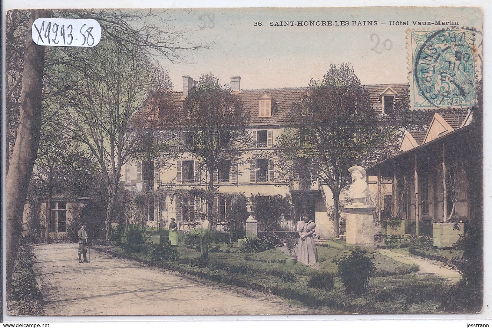 SAINT-HONORE-LES-BAINS- HOTEL VAUX-MARTIN - Saint-Honoré-les-Bains