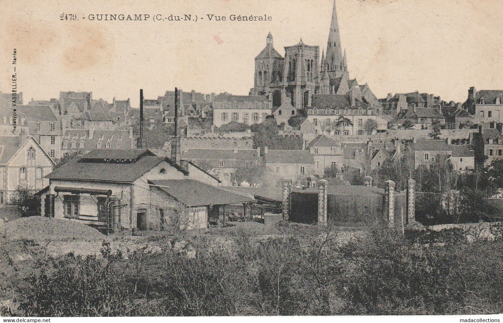 Guingamp (22 - Côtes D'Armor)  Vue Générale - Guingamp