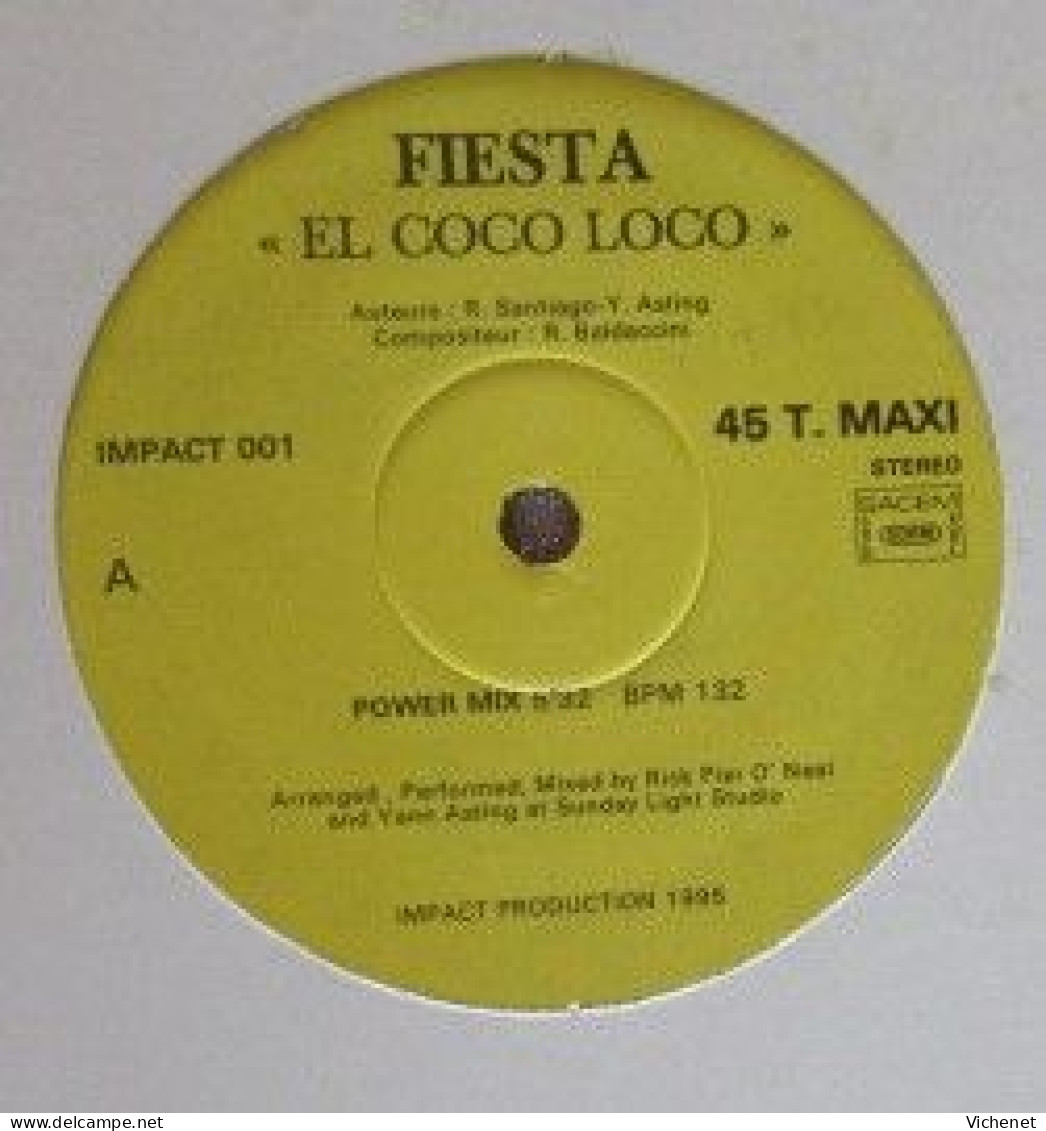 Fiesta – El Coco Loco - Maxi - 45 Rpm - Maxi-Singles