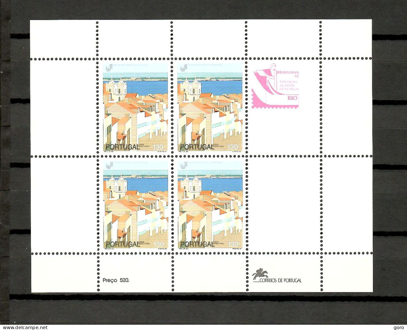 Portugal  1993  .-  Y&T  Nº   96  Block    ** - Blocks & Kleinbögen