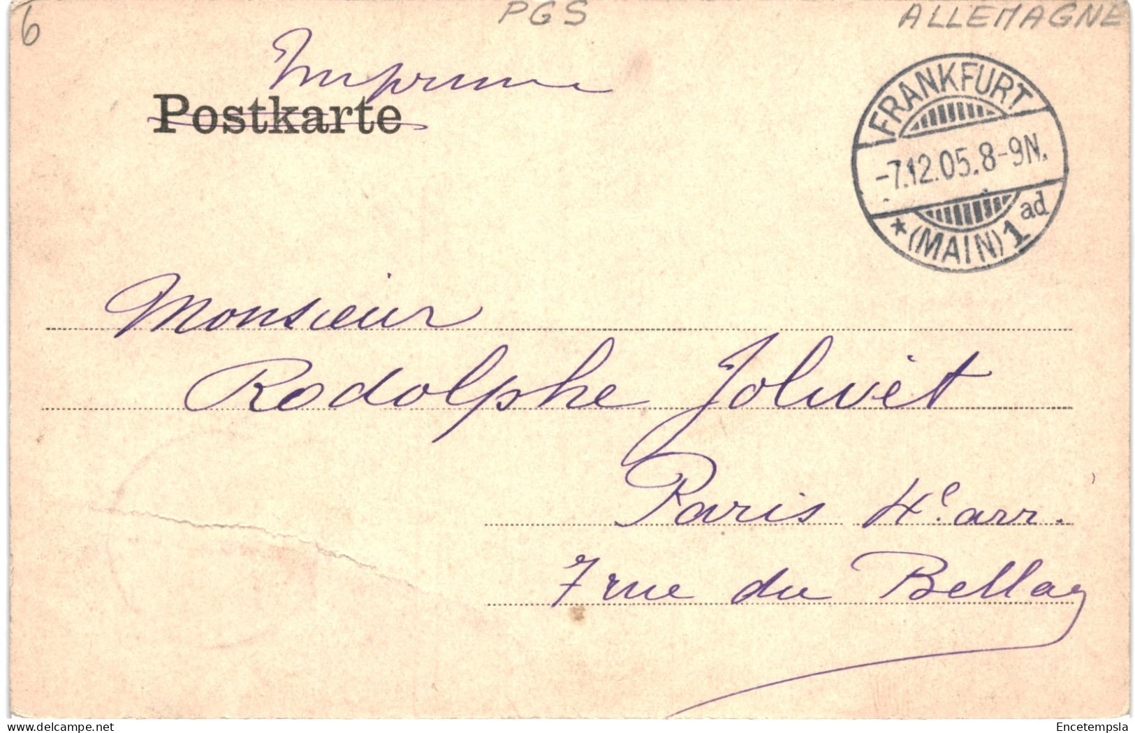 CPA Carte Postale  Germany  Frankfurt  Die Besten Grüsse  Multi Vues 1905 VM80803 - Frankfurt A. Main