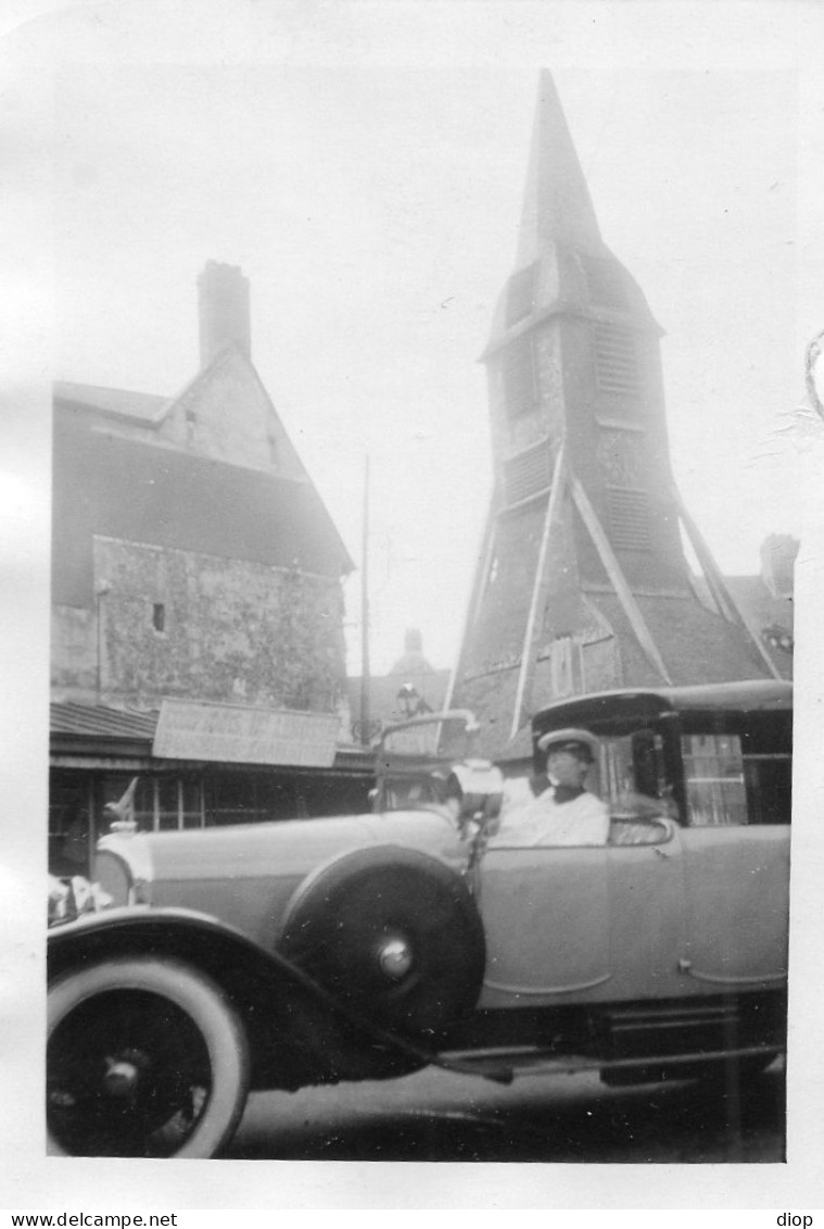 Photo Vintage Paris Snap Shop-homme Men Chauffeur Driver Voiture Car  - Automobiles