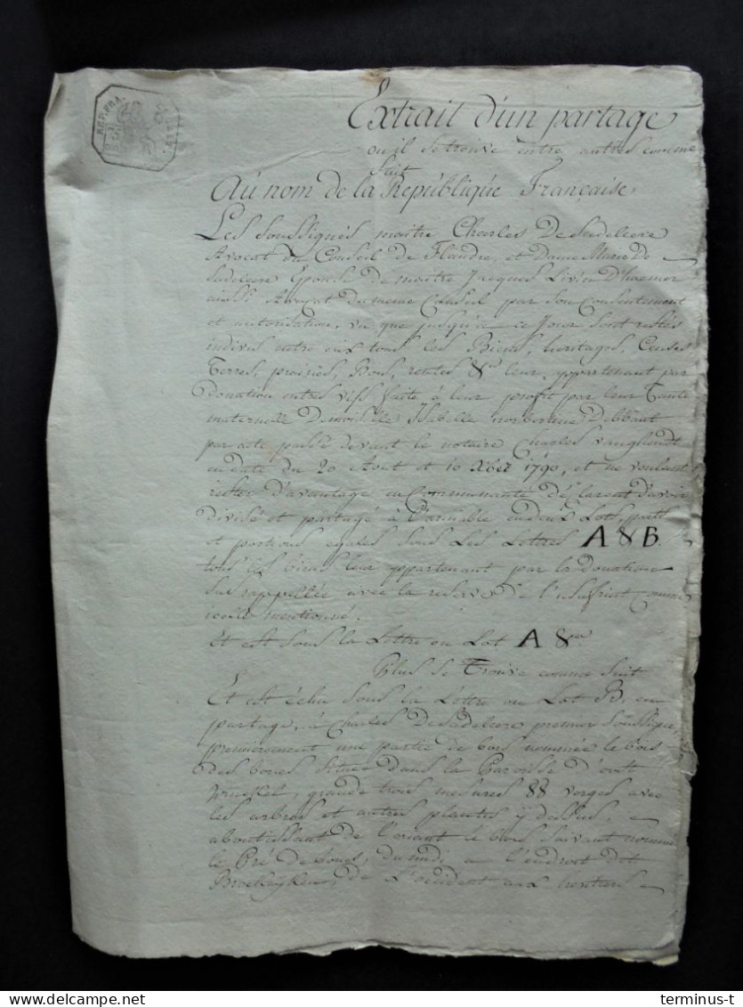 Manuscripten GENT Anno 1785/1805. - Manuscripts