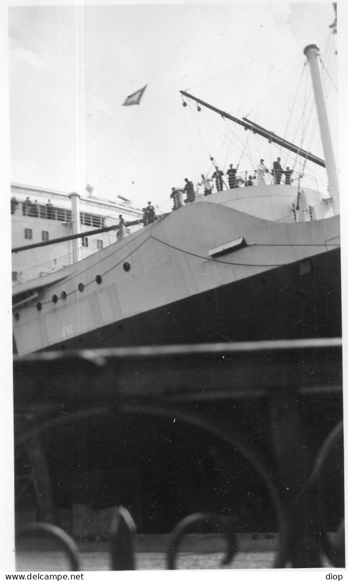 Photo Vintage Paris Snap Shop- Bateau Boat Port Harbor - Boten