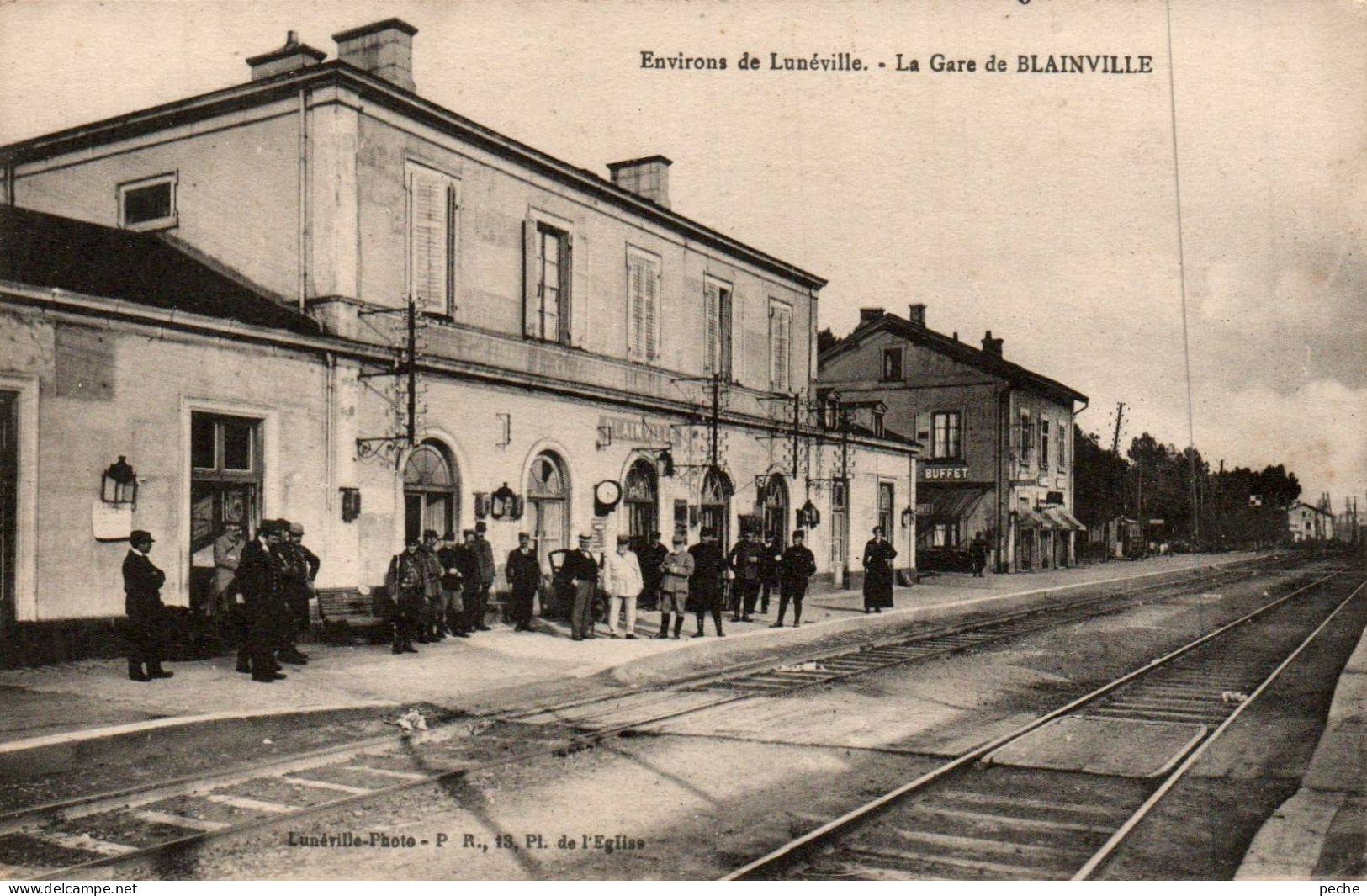 N°2601 W -cpa La Gare De Blainville - Stations Without Trains