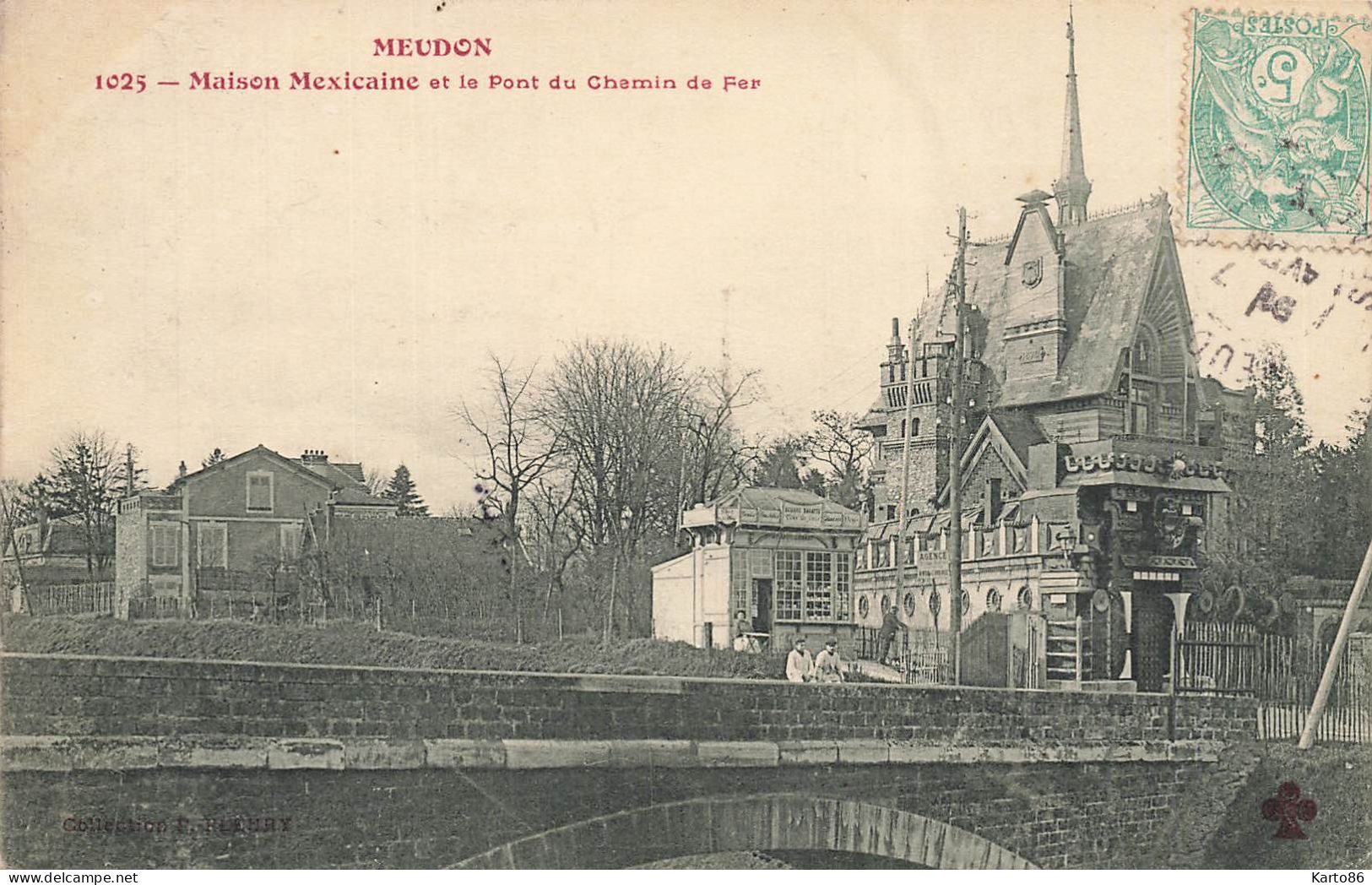 Meudon * Maison Méxicaine Et Le Pont De La Ligne Du Chemin De Fer * Villa - Meudon