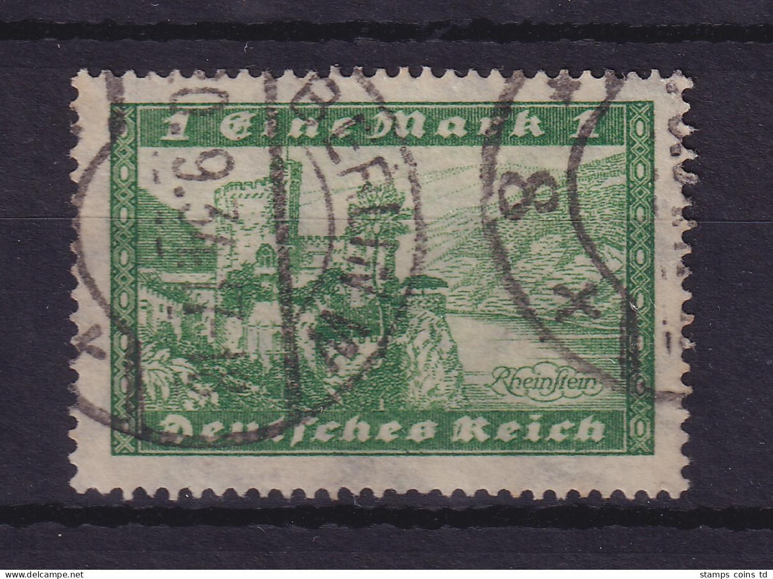 Dt. Reich 1924 Bauwerke 1 Mark Mi.-Nr. 364Y O BERLIN - Usati