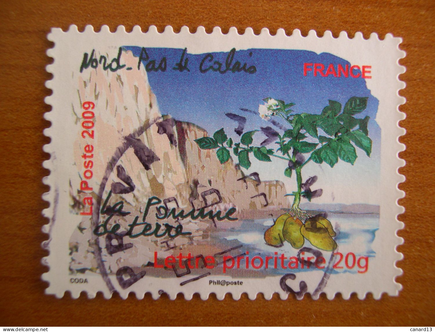 France Obl   N° 302 Cachet Rond Noir - Oblitérés