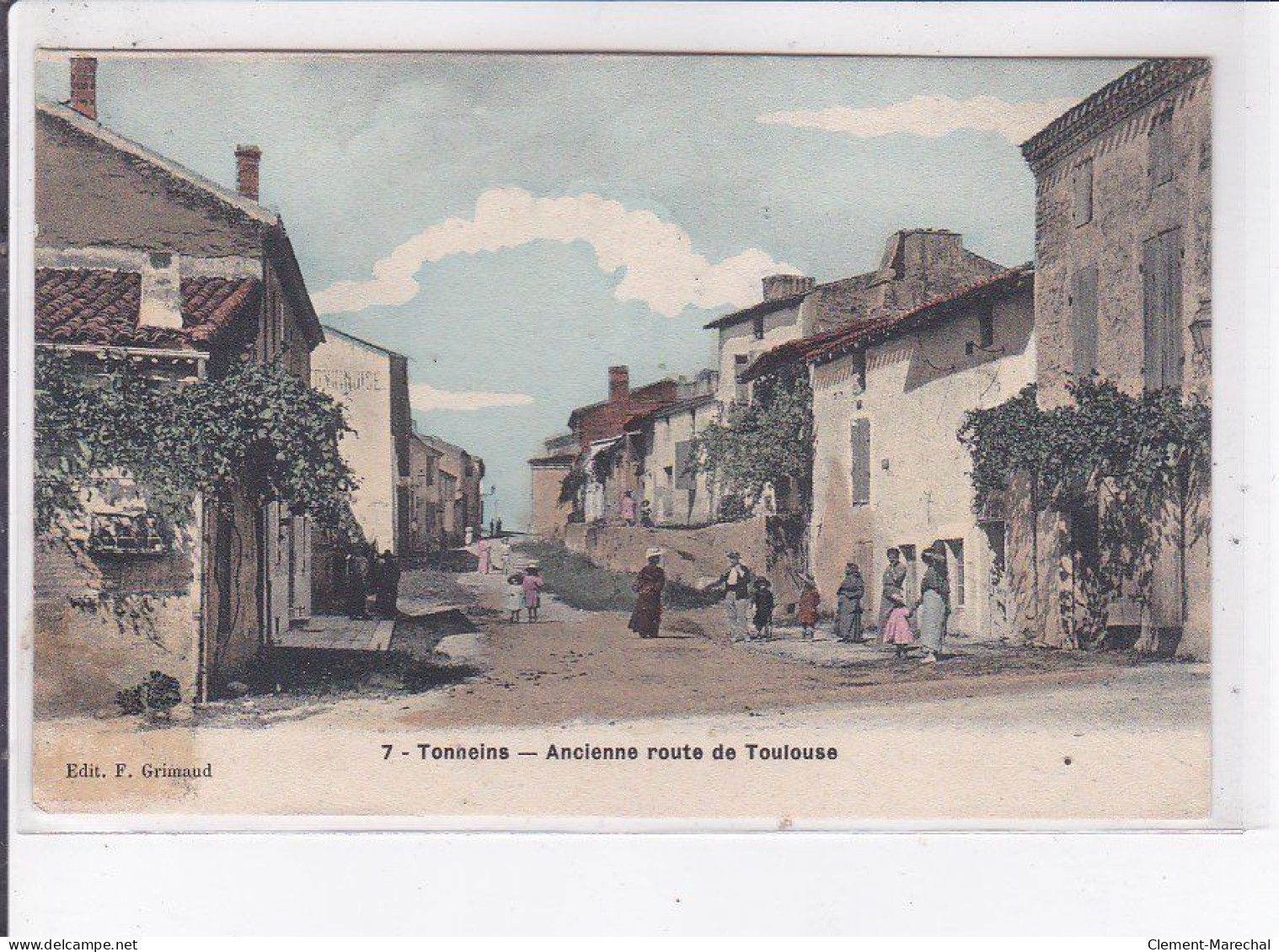 TONNEINS: Ancienne Route De Toulouse - Très Bon état - Tonneins