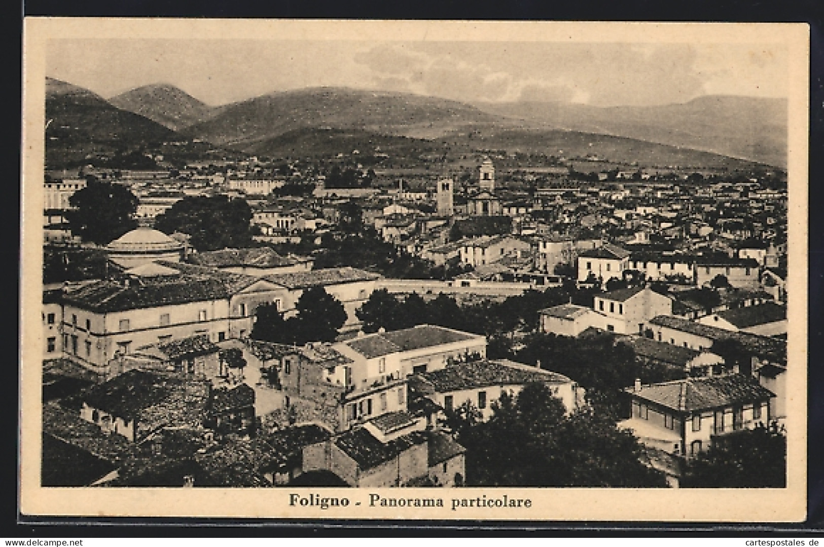 Cartolina Foligno, Panorama Particolare  - Foligno