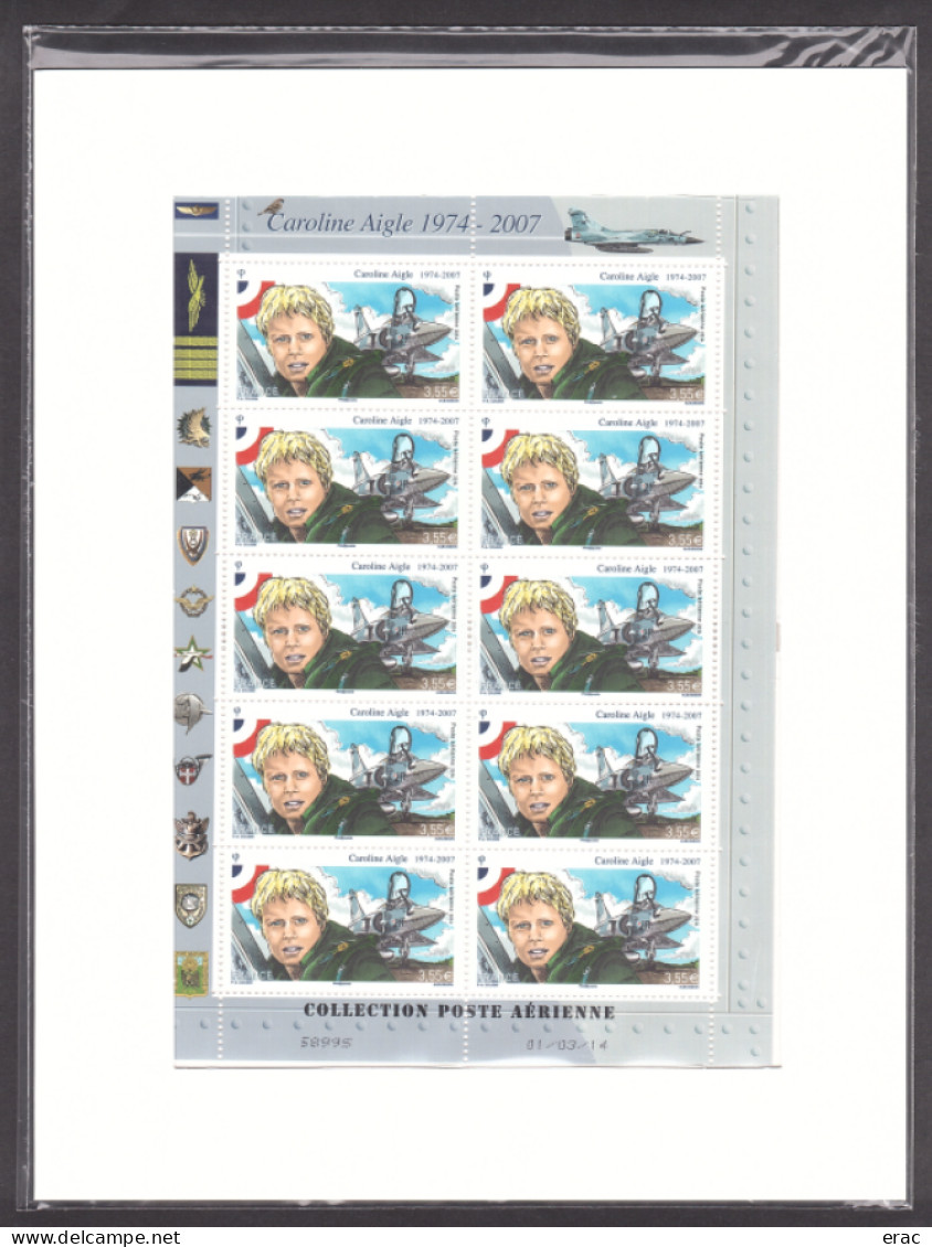 France - PA - Feuillet F78a - Neuf ** Avec Encart  Sous Blister - Caroline Aigle - 01/03/14 - 1960-.... Mint/hinged